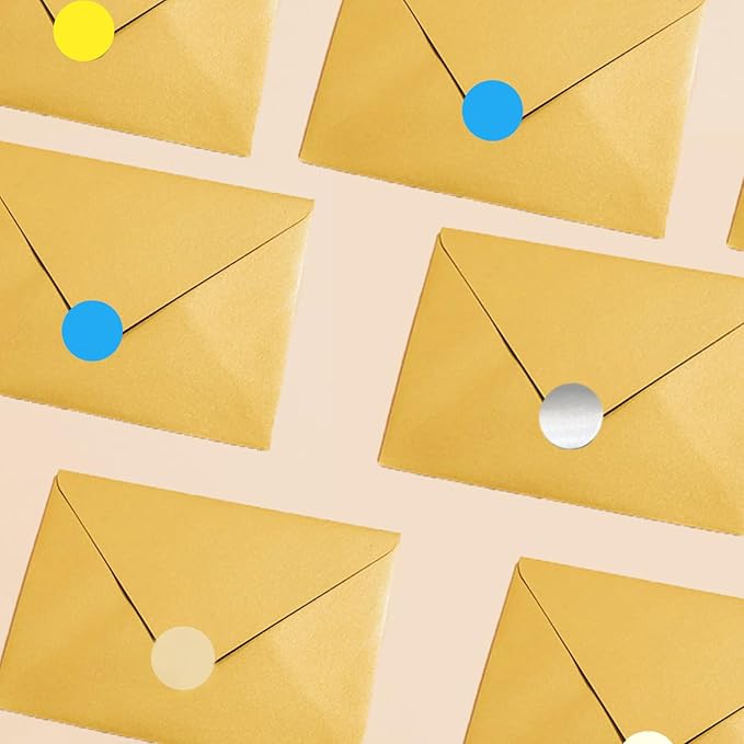 1200 Pieces 0.75 Inch Round Color Coding Label Garage Sale Stickers Blank Yard Sale Price Stickers Permanent Adhesive Dots Stickers,Easily Writable with Perforation Line (Blue1)