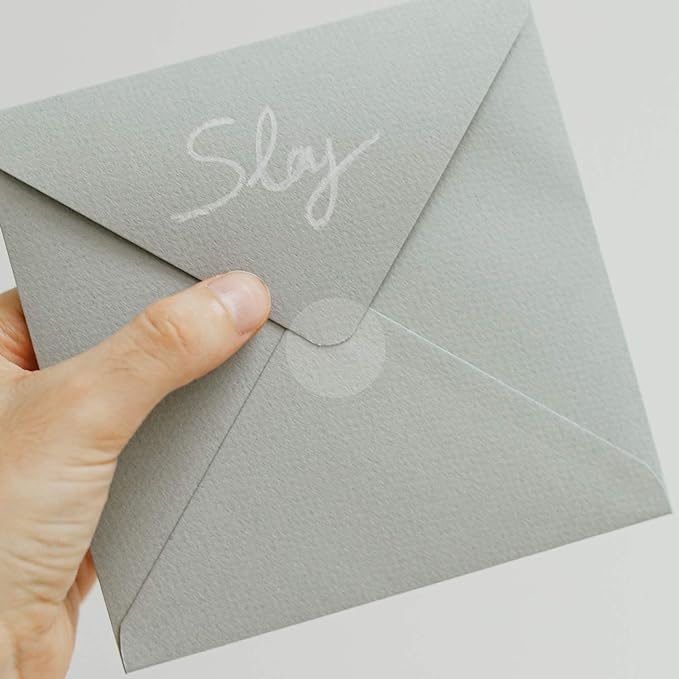 2400 Pieces 0.75 Inch Clear Transparent Round Waterproof Sticker,Envelope Tab Sealer and Retail Package Round Clear Seal Labels Self Adhesive Stickers