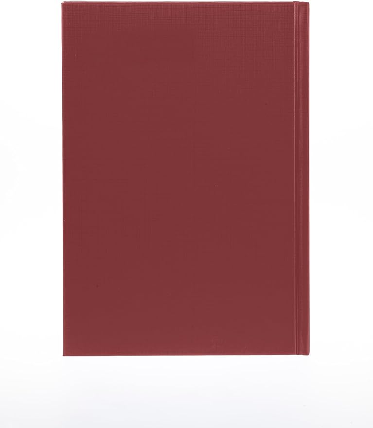 Collins Essential 2025 Business Diary - A5 Day to One Page with Contracted Planner with Leather Cover - Maroon - ESSA51A.78-25