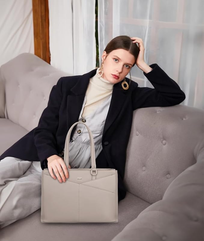 LOVEVOOK Laptop Tote Bag for Women, Office Work Bag Briefcase fit for 15.6 inch Laptop, Large Capacity Teacher Computer Bag Handbag