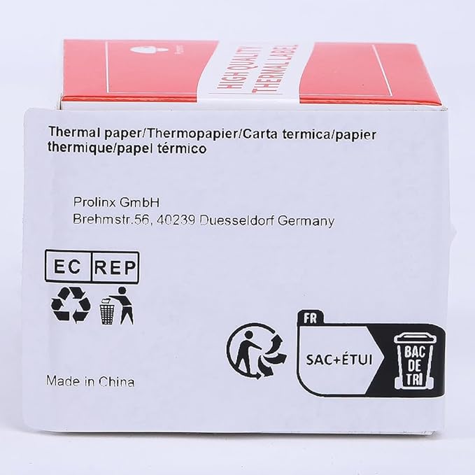 Phomemo Thermal Labels-for M110/M221/M220/M120/M200,1.57"x1.18"(40x30mm),230 Labels/Roll, for Barcode/Address/Mailing/Logo/Business/Home Tag