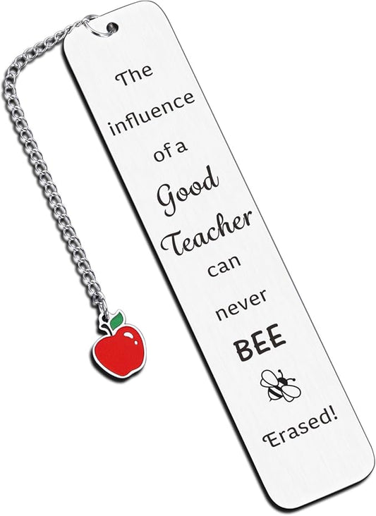 Teacher Gifts for Women Teachers Day Gift Appreciation Bookmark Gift Thank You Teacher Birthday Gift for Teacher Retirement Gift from Students Graduation Party Gift Kindergarten Middle School Teacher