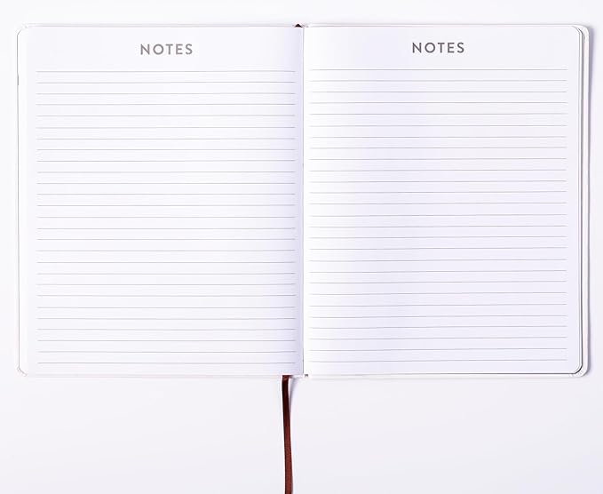 Eccolo 2025 Large Agenda Planner, 12 Month, Yearly, Monthly & Weekly Pages, Habit & Gratitude Tracker (Hardcover - 8 x 10")