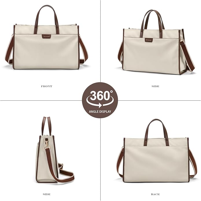 Laptop Tote Bag for Women Laptop Messenger Shoulder Bags for Women Business Office Work Bag Briefcase