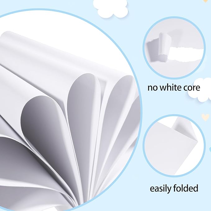 30 Sheets White Cardstock Paper 8.2 x 11.6, 230gsm/85lb Card Stock Paper for Scrapbook, Craft, Cards Making, Menus, Invitations