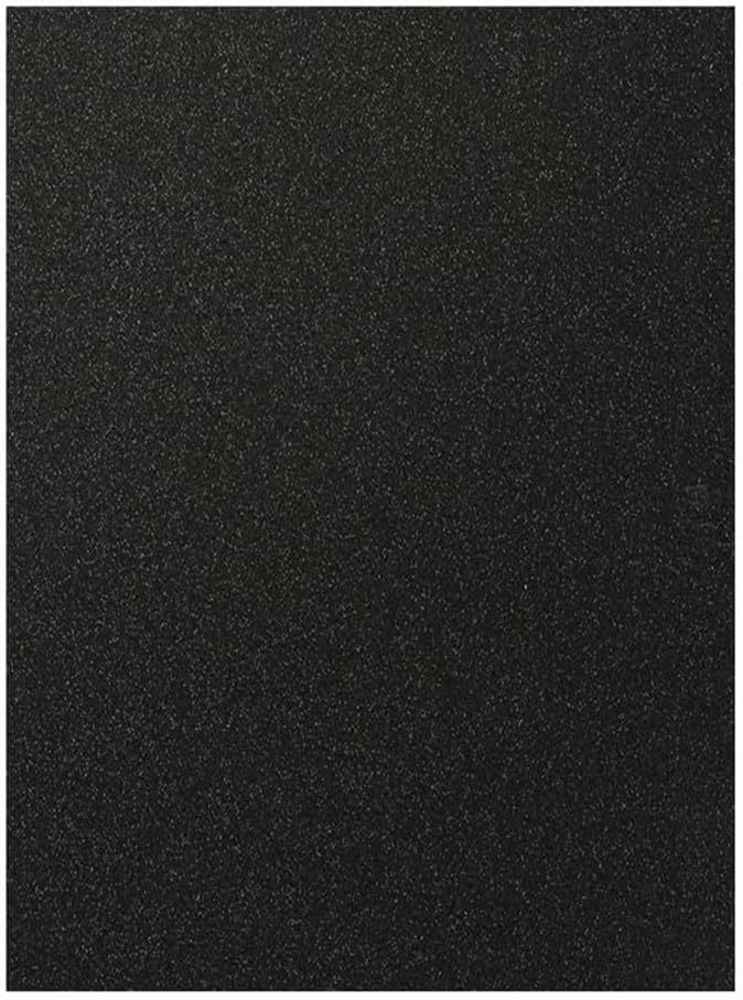 Baisunt 20 Sheets Black Glitter Cardstock Paper for DIY Art Project, Scrapbook, Birthday Wedding Party Decoration 250GSM(8x12 In, Non Adhesive)