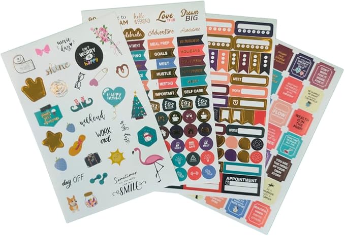 Unicorn Calendar 2025 with Sticker Pack, Large 12 x 12 inch, Unicorn Wall Calendar with Sticker Set, Gift for Unicorn Lovers, Cute Calendar for girls