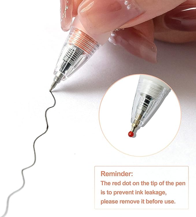 Pens, Pens Fine Point Smooth Writing Pens, Personalized Ballpoint Pens Bulk, Flair Colorful Pens, Black Ink 1.0 mm Journaling Pen, Office Supplies for Women & Men, Note Taking(12-pack)