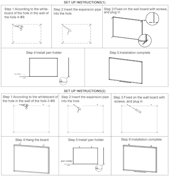 XIWODE Large Magnetic Dry Erase Board，Whiteboard for Wall, 36 x 72 inches, Whiteboard Marker Board Writing Board，Silver Aluminum Frame, Durable,Whiteboard for Home School & Office