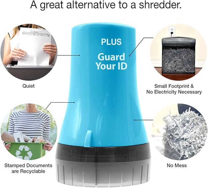 Guard Your ID Wide Advanced Roller 2.0 Identity Theft Prevention Security Stamp Turquoise