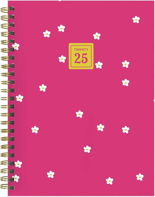 TF PUBLISHING 2025 Lil Buds Medium Weekly Monthly Planner - Goals & Task Trackers - Planner Monthly and Weekly with Organizer Stickers - 12 Month Calendar Planner - 6.5" x 8"
