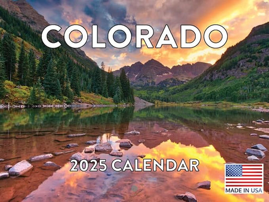 Colorado Calendar 2025 Monthly Wall Calender 12 Month | American Made In The USA