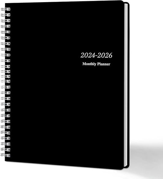 TREES Monthly Planner 2024-2026, Calendar Planner 7.4"x9.4" Time Management Personal Organizer with Monthly Goals, To-Do List, Habit Tracker, 24 Months for Planning