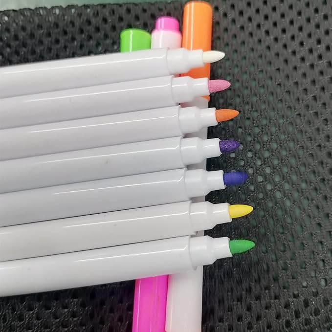 14-Color Markers for LED Note Board with Colors– Compatible with Light-Up Acrylic Message Boards and LED Writing Boards
