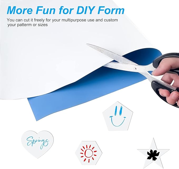 Dry Erase Adhesive Whiteboard Paper, 30" x 40" Stick on Magnetic Contact Board Sticker on Wall for School, Office, Kitchen Fridge, Kids Drawing