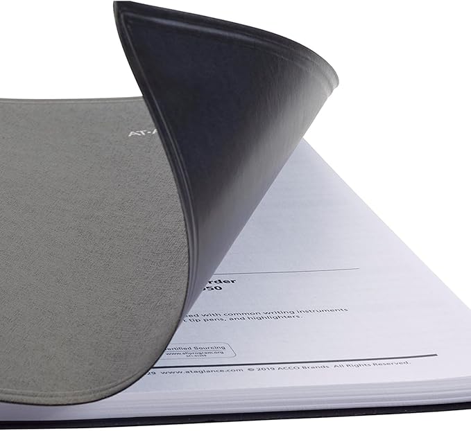 AT-A-GLANCE 2025 Planner, Weekly, 7" x 8-3/4", Medium, Block-Style, DayMinder, Black (G5350025)