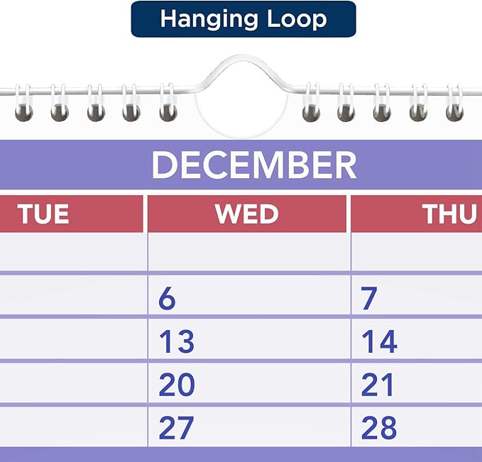 AT-A-GLANCE 2024 Wall Calendar, 15-1/2" x 22-3/4", Large, 3-Month, Wirebound (PM62824)