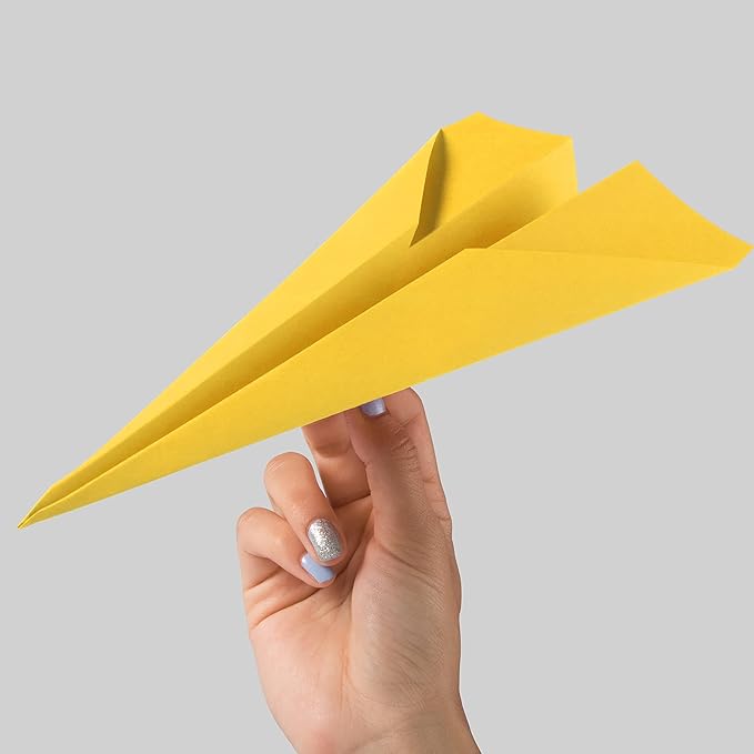 JAM PAPER Colored 24lb Paper - 90 gsm - 8.5 x 11 - Yellow Recycled - 50 Sheets/Pack