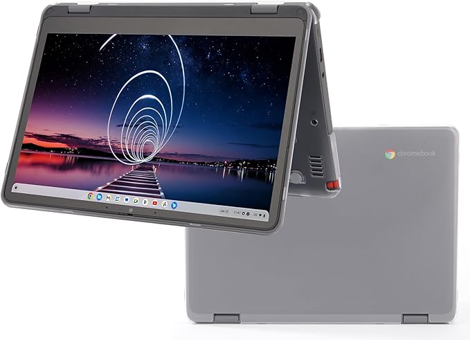 mCover Hard Shell Case ONLY Compatible for 2023~2024 12.2" Lenovo 500E Yoga Chromebook Gen 4 Gen4 2-in-1 Laptop (NOT Fitting Any Other Lenovo Models)- Clear