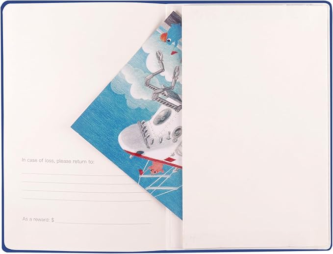 Comix 6 Pack Lined Journal Notebooks for Work, 240 Pages, 5.5"x8.3", Navy Blue, Hardcover, A5 Medium College Ruled, Journaling Notebooks for Notes-Taking, Fits for Office School Home