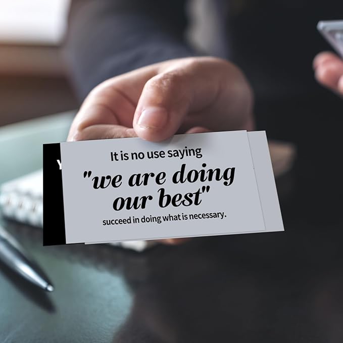 Jinei 300 Inspirational Affirmation Cards Positive Motivational Cards Small Mini Encouragement Quotes for Women Mother's Day Church(Famous Quotes)