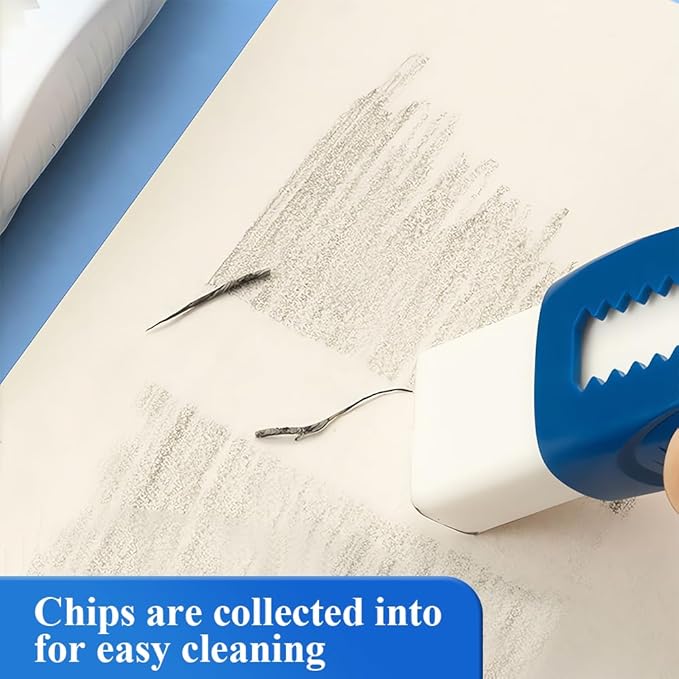 M&G 4 Pack Erasers Sliding Retractable Eraser, Soft White Color Cute Erasers Push Pull Eraser with Plastic Sleeve for Students Kids, School Office Home Supplies