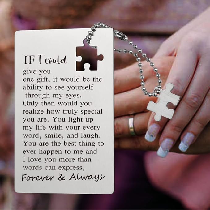 llxxeyopqdxz Wallet Inserts - Engraved Anniversary Card Gifts for Couples & Lovers