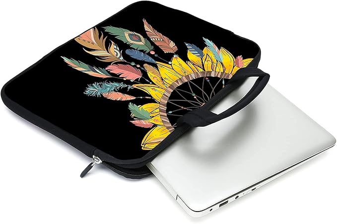 11.6 12 12.1 Inch Laptop Carrying Bag Protective Chromebook Case Pouch Netbook Notebook Ultrabook Bag Tablet Sleeve Cover Travel Briefcase with Handle for Men Women (Dreamcatcher)