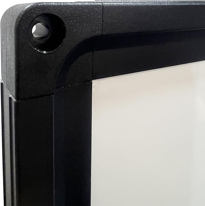 BESTBOARD Mobile Whiteboard 32 x 48 inch Large Height Adjust 360° Rolling Double Sided Dry Erase White Board on Wheels, Portable Easel with Stand for Home Office Classroom (32" x 48" BK)