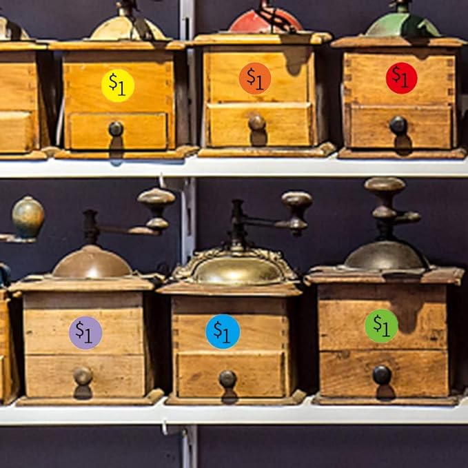 Dot Stickers,Pack of 2400 Round Color Coding Circle Dots Stickers Labels (3/4",Pink)