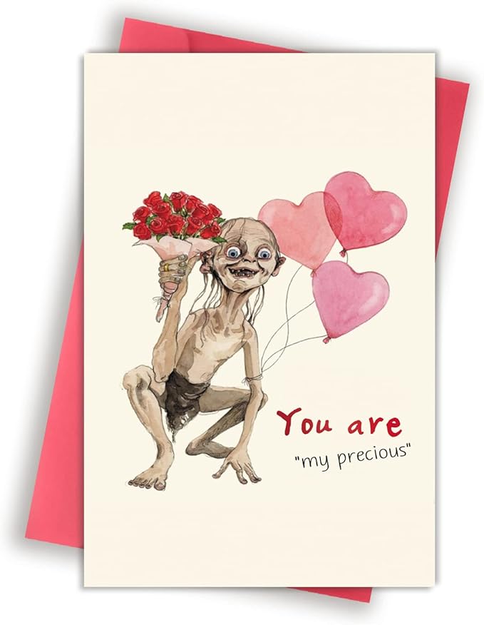 Humorous Valentine’s Anniversary Card for Wife Girlfriend, You Are My Precious Card