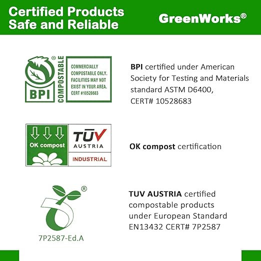 GreenWorks 1000 Heavy-duty Compostable Spoons,BPI Certified 7" Series Large Bulk Disposable Cutlery Spoon