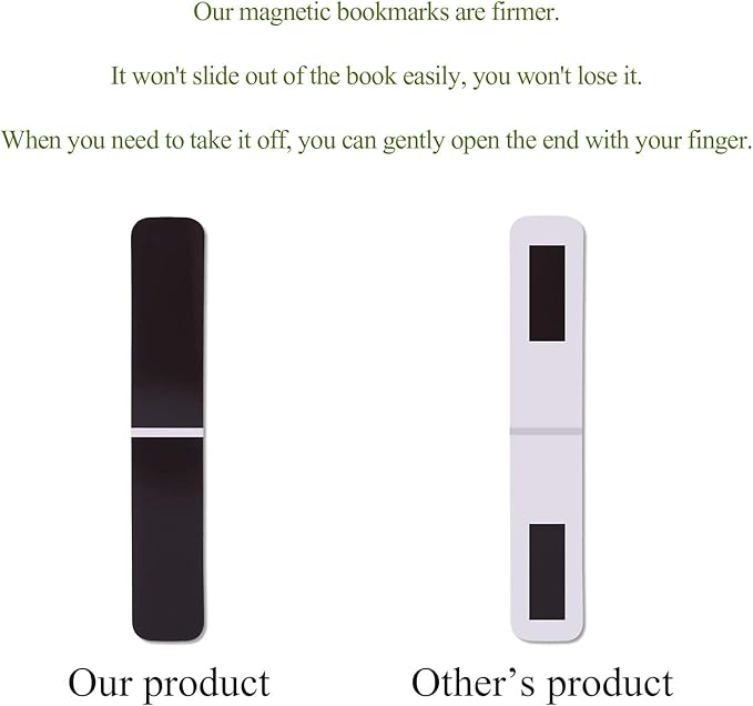 Chinco 10 Pieces Magnetic Bookmarks Magnet Page Markers Assorted Book Markers Set for Students Reading Gifts for Christmas(Tortoiseshell Leaf)