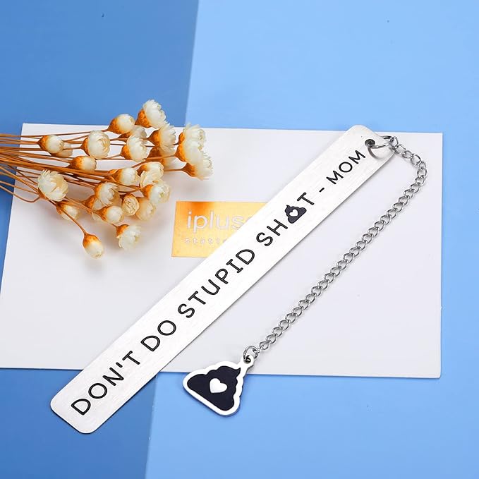 Easter Basket Stuffers for Boys Girls Funny Bookmarks White Elephant Gifts Christmas Stocking Stuffer for Son Daughter from Mom Valentine Birthday Graduation Humor Gag