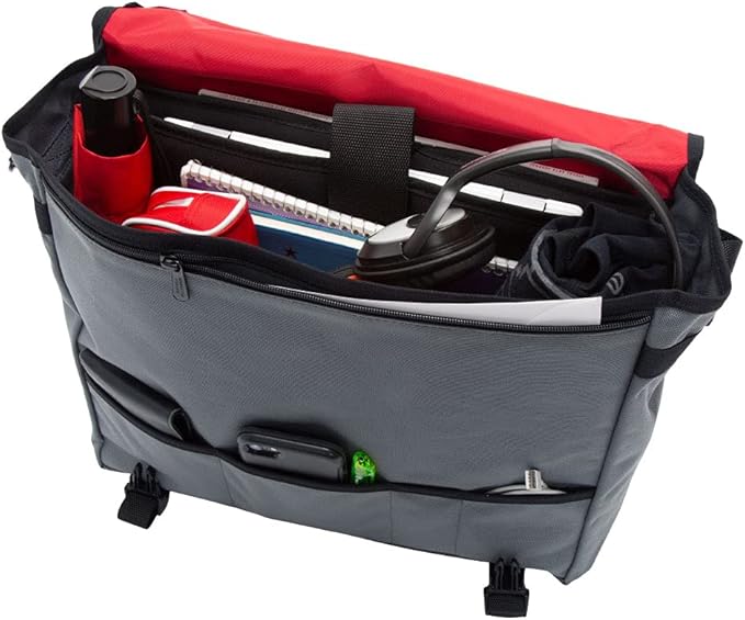 Manhattan Portage Deluxe Computer Bag (LG) with Adjustable Strap Water Resistant 1000D Cordura for Work College Travel