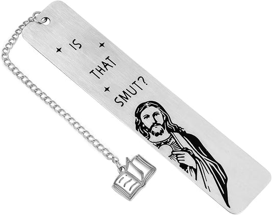 Funny Bookmarks for Women Men Metal Book Marker Bulk Tassels Personalized Bible Bookmark Cute Religious Cool Humor Peeking Jesus Bookmarks Easter Gifts for Book Lovers Coworker Reader Adults