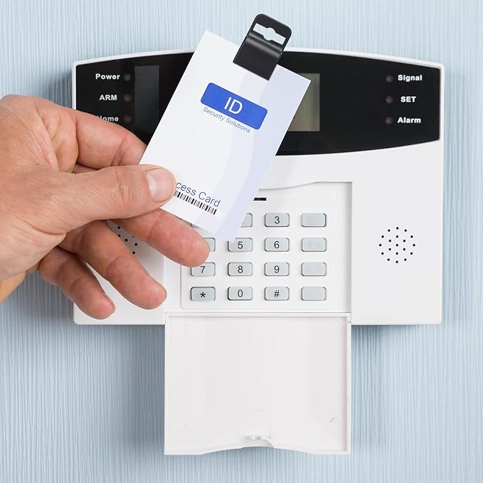 Eaasty Black Gripper Card Holder Clamps Black Swipe Plastic ID Card Secure Badge Holder for Standard Thickness ID Badge, CAC, Chip or Swipe(40 Pcs)