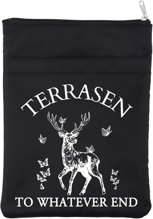 Novel Book Sleeve Novel Book Cover SJM Literature Gift Kingdom of Ash Gift Night Court Gift Terrasen Gift Bookish Gift (Terrasen Bblk)