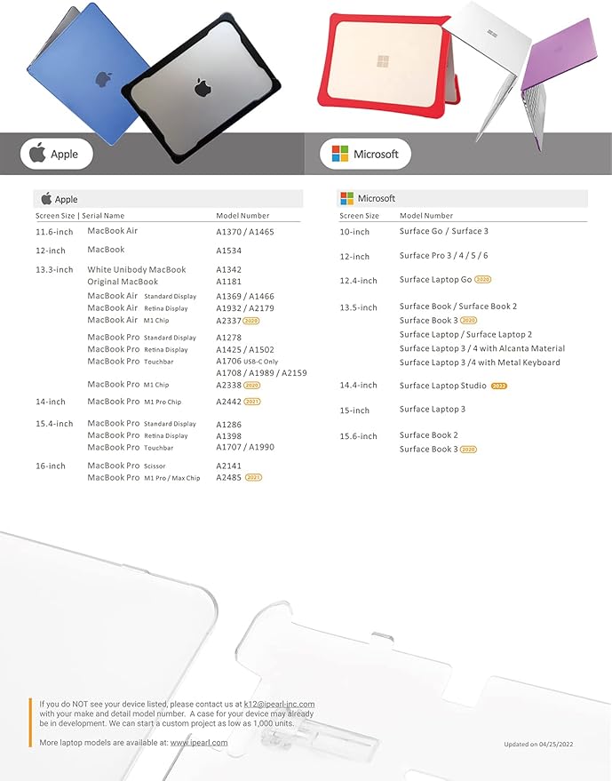 mCover Hard Case Only Compatible for 13.5" Microsoft Surface Laptop (5/4 / 3/2 / 1) with Alcantara Keyboard - Aqua