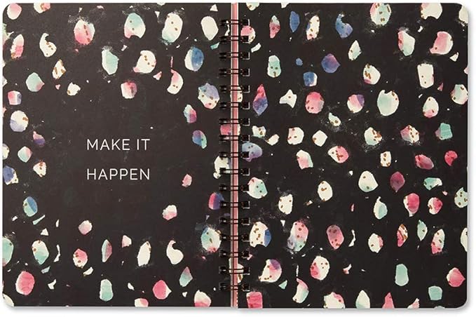 Compendium Spiral Notebook - Good Things Start Here — A Designer Spiral Notebook with 192 Lined Pages, College Ruled, 7.25”W x 9.25”H