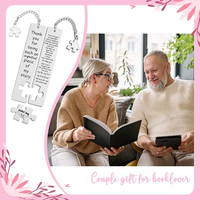 Funny Bookmarks Gift for Couple, Wife, Husband, Boyfriend, Girlfriend, Romantic Book Lover Gift for Wife, Husband, Couple,Valentines Gift for Wife, Women, Husband, Men,WB119