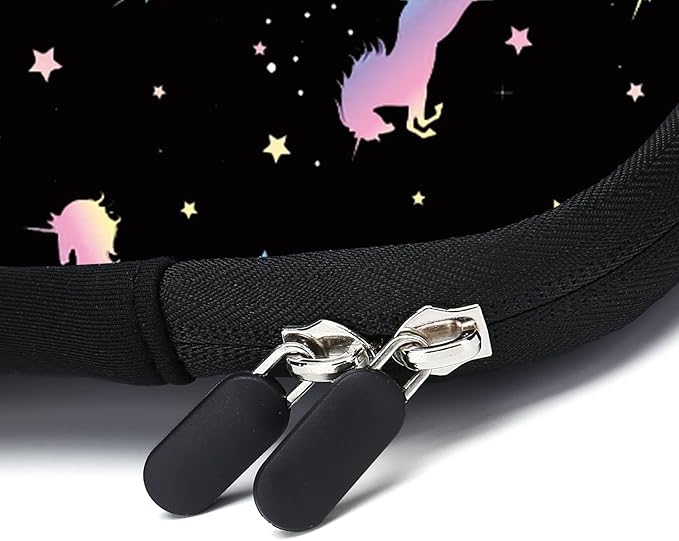 11.6" 12.2 inches Laptop Sleeve Chromebook Case Ultrabook Case Notebook Sleeve Tablet Case Neoprene Handle Sleeve for Men Women, Two Pockets Fit Apple MacBook Air Samsung Acer HP DELL(Unicorn)