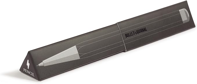 LEUCHTTURM1917 Official Bullet Journal Mechanical Pencil Special Edition Drehgriffel Nr. 2 - Built for BuJo - Mechanical Twist Stylus Pencil with 0.7 mm Pencil Leads Included (Black)