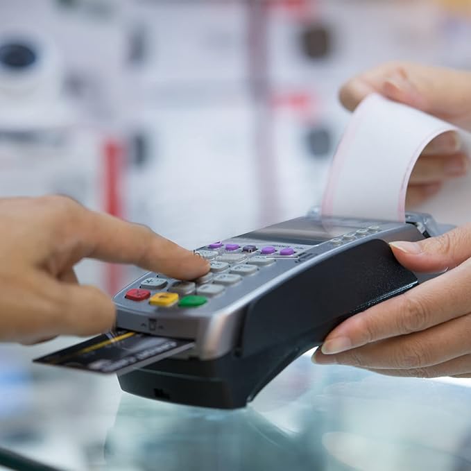 LabelMore 2-1/4" x 85' Thermal Paper Tape Cash Receipt Paper Rolls Premium POS Printer Paper (10 Rolls)