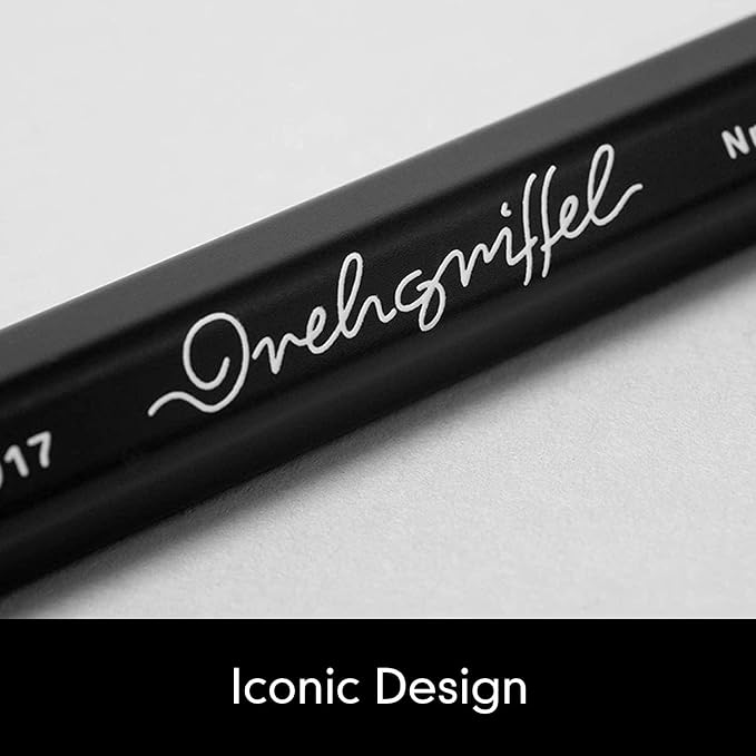 LEUCHTTURM1917 - Drehgriffel Writing Pen (Black) - Ballpoint Pen with Royal Blue Ink Included