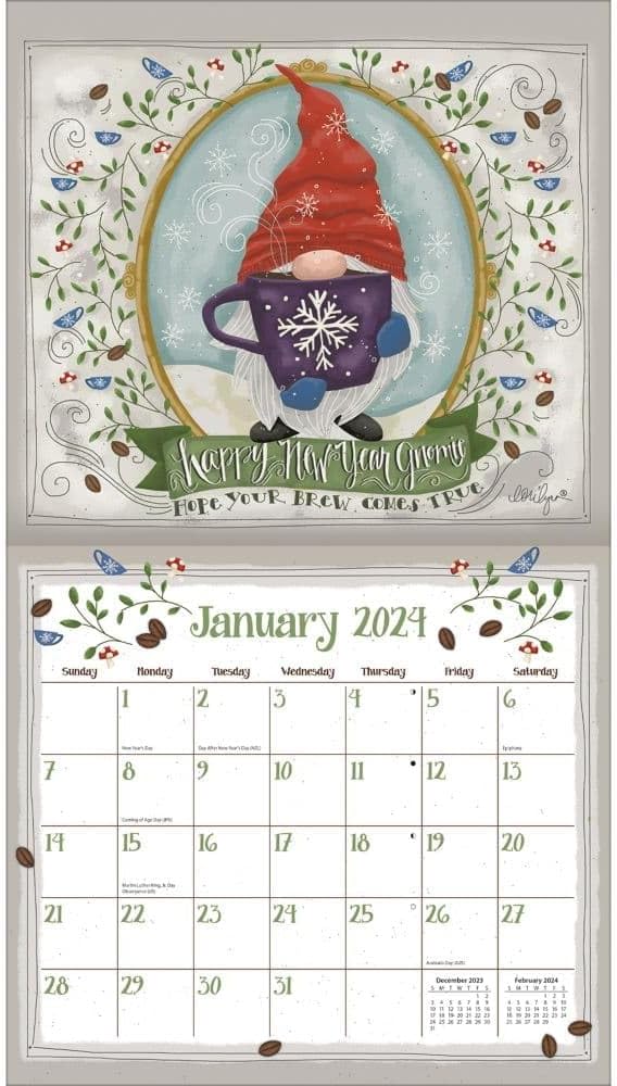 Lang Companies, Coffee 2024 Wall Calendar