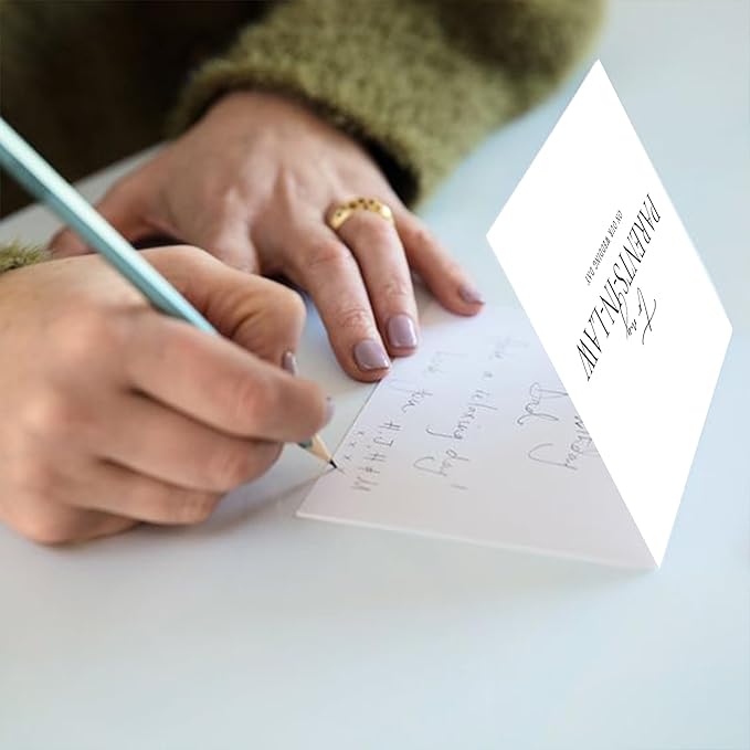 Set of 2 Parents In Law Wedding Day Card, Parents In Law Of The Bride/Groom Gifts, To My Parents In Law On Our Wedding Day. （Parents-in-Law A）