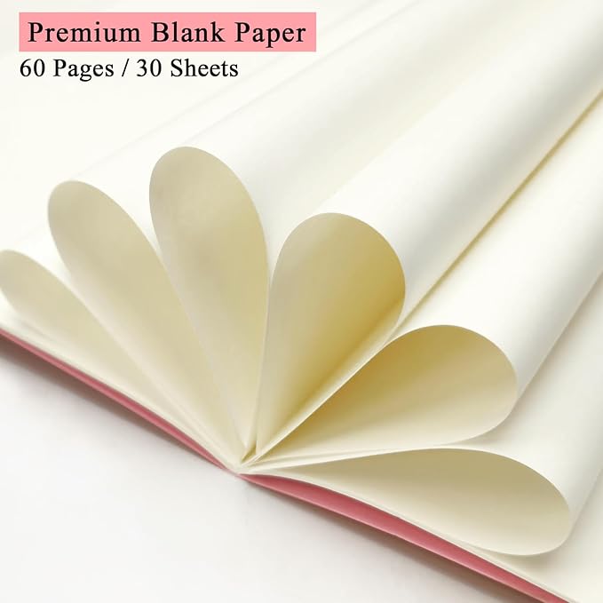 24 Pack Blank Books for Kids - 5.5"x 8.3", 60 Pages - Small Notebooks Bulk, Girls Journals for Drawing & Writing, Sketchbooks w/Colorful Soft Cover, Unlined Paper, A5 Travel Size