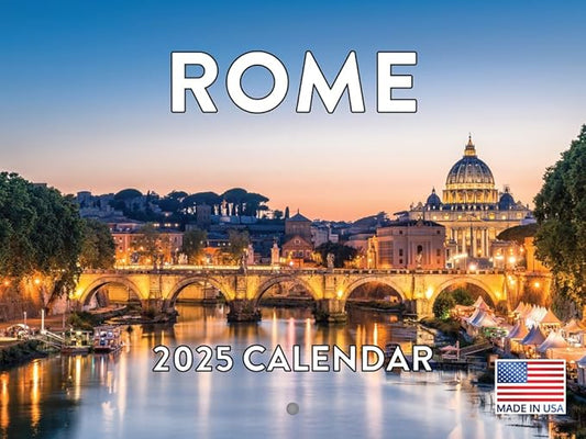 Rome Italy Calendar 2025 Monthly Wall