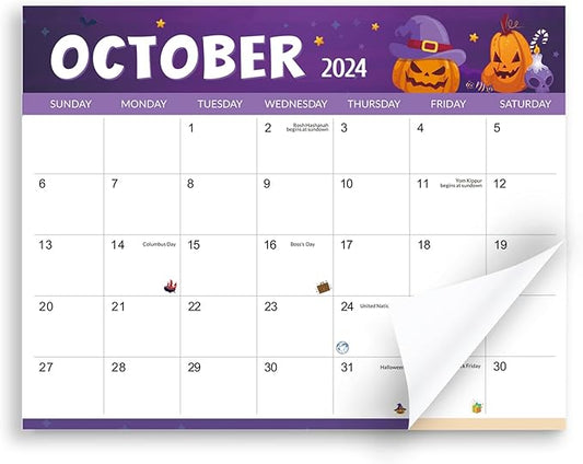 SKYDUE 2025 Magnetic Calendar for Refrigerator, Fridge Calendar 2024-2025, Jul 2024 to Dec 2025 18 Months Magnetic Calendar, 10" x 8", Holiday Theme